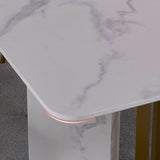 Traditional Luxury Rectangle Dining Table Stone Furniture for Dining Room Clearhalo ' dining_table' 'Dining Tables & Seating' 'Dining Tables' 'furn' 'furn_dining_table' 'Furniture' 'furniture_dining_table' 'Kitchen & Dining Furniture' 'kitchen&dining_furn' 'kitchen' 'kitchen_dining_table' 1200x1200_9e08e054-4308-4dfc-9e4a-0e0a71ad36dd