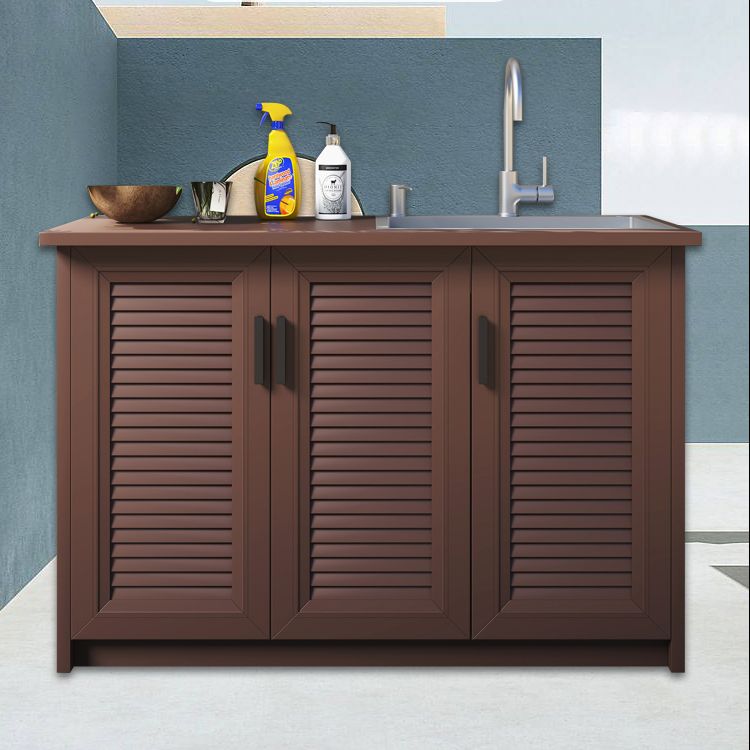 Gabinete de metal contemporáneo 31.49 "Gabinete de acento de altura con puerta