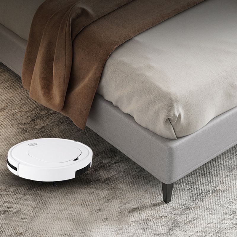 Modern Gray Wingback -bed met getufte rechthoekige hoofdeinde en metalen benen