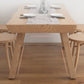 Living Room Solid Wood Top Table Modern Simple Table with 4 Legs Clearhalo 'Dining Tables & Seating' 'Dining Tables' 'dining_table' 'furn' 'furn_dining_table' 'Furniture' 'furniture_dining_table' 'Kitchen & Dining Furniture' 1200x1200_9e0b49bd-1aeb-4789-a5f9-5cf41ad30e61
