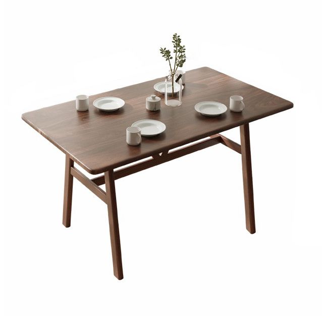 Modern Solid Wood Standard Dining Set Rectangle Shape Kitchen Dining Set with 4 Legs Table Clearhalo 'Dining Room Sets' 'Dining Tables & Seating' 'dining_room_set' 'Furniture' 'furniture_dining_room_set' 'Kitchen & Dining Furniture' 'kitchen&dining_furn' 'kitchen' 1200x1200_9e0f0124-4466-4223-8695-0d2fdbfe9149