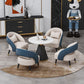 Stone Dining Site Table Contemporary Round Dining Table for Kitchen Home Clearhalo ' dining_table' 'Dining Tables & Seating' 'Dining Tables' 'furn' 'furn_dining_table' 'Furniture' 'furniture_dining_table' 'Kitchen & Dining Furniture' 'kitchen&dining_furn' 'kitchen' 'kitchen_dining_table' 1200x1200_9e10f0f6-f51e-4070-9c6b-18c971fb85f4