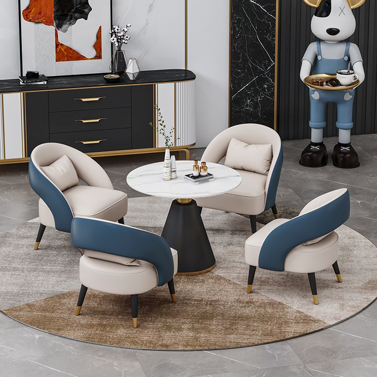 Stone Dining Site Table Contemporary Round Dining Table for Kitchen Home Clearhalo ' dining_table' 'Dining Tables & Seating' 'Dining Tables' 'furn' 'furn_dining_table' 'Furniture' 'furniture_dining_table' 'Kitchen & Dining Furniture' 'kitchen&dining_furn' 'kitchen' 'kitchen_dining_table' 1200x1200_9e10f0f6-f51e-4070-9c6b-18c971fb85f4