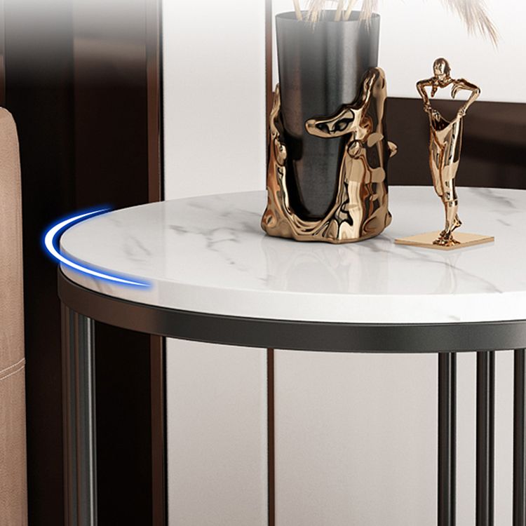 Zeitgenössischer Schieferobertisch mit Schublade