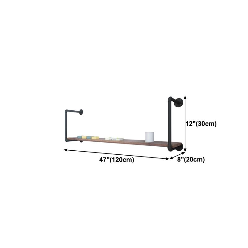 Wall Mounted Bookshelf Industrial Style Solid Wood Bookcase for Home Office Clearhalo 'Bookcases' 'furn' 'furn_bookcases' 'Furniture' 'furniture_bookcases' 'kitchen' 'kitchen_bookcases' 'Living Room Furniture' 'Office Furniture' 1200x1200_9e124d94-cd19-496c-922d-4f2f55144a32