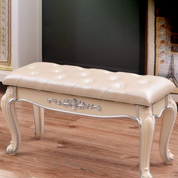 Upholstered Rectangle Seating Bench Cushioned Entryway and Bedroom Bench with Legs Clearhalo 'Benches' 'Chairs & Seating' 'furn' 'furn_benches' 'Furniture' 'Living Room Furniture' 1200x1200_9e12d13f-1174-4f16-8b46-578f49898435