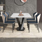 Metal Traditional Luxury Rectangle Table White Sintered Stone Indoor Table for Kitchen Clearhalo ' dining_table' 'Dining Tables & Seating' 'Dining Tables' 'furn' 'furn_dining_table' 'Furniture' 'furniture_dining_table' 'Kitchen & Dining Furniture' 'kitchen&dining_furn' 'kitchen' 'kitchen_dining_table' 1200x1200_9e14229b-2077-4933-a5c7-b936e41194d2
