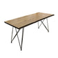 Wooden Table Industrial Style Simple Family Rectangular Dining Table Clearhalo 'Dining Tables & Seating' 'Dining Tables' 'dining_table' 'furn' 'furn_dining_table' 'Furniture' 'Kitchen & Dining Furniture' 1200x1200_9e14816b-3ac1-4f2d-9888-f962071af18f