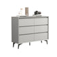 15.6-inch W Modern Storage Chest Stone Storage Chest Dresser with 3/6 Drawers Clearhalo 'Bedroom Furniture' 'Dressers & Chests' 'dressers_chests' 'furn' 'furn_dressers_chests' 'Furniture' 1200x1200_9e17bb1d-b4d1-47a3-9e01-61f9ed004bc0