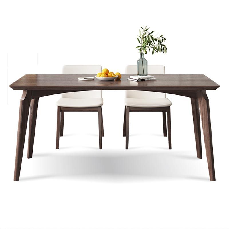 4-foot Solid Wood Table Rectangle Modern Fixed Dinner Room Kitchen Table Clearhalo 'Dining Tables & Seating' 'Dining Tables' 'dining_table' 'furn' 'furn_dining_table' 'Furniture' 'furniture_dining_table' 'Kitchen & Dining Furniture' 'kitchen' 'kitchen_dining_table' 1200x1200_9e187dcc-0307-457b-9dfe-26026668ccff