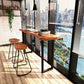 Rectangle Bar Dining Table Contemporary Bar Table with Sled Base Clearhalo 'Bar Furniture' 'Bar Tables' 'bar_tables' 'furn' 'furn_bar_tables' 'Furniture' 'furniture_bar_tables' 'Kitchen & Dining Furniture' 1200x1200_9e1c32c8-804e-444c-a0d5-4b836b5e061a