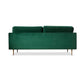 Velvet 2/3-Seat Mid-Century Modern 31.5" Wide Square Arm Sofa Clearhalo 'furn' 'furn_sofas' 'Furniture' 'furniture_sofas' 'kitchen' 'kitchen_sofas' 'Living Room Furniture' 'Sofa' 'sofas' 1200x1200_9e1c7f6a-3e64-4d8c-adf9-bbf746f493d1