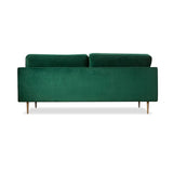 Velvet 2/3-Seat Mid-Century Modern 31.5" Wide Square Arm Sofa Clearhalo 'furn' 'furn_sofas' 'Furniture' 'furniture_sofas' 'kitchen' 'kitchen_sofas' 'Living Room Furniture' 'Sofa' 'sofas' 1200x1200_9e1c7f6a-3e64-4d8c-adf9-bbf746f493d1