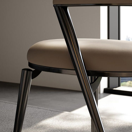 Moderne Innenküchen -Essstuhl offener Essnetzstuhl offener Rücken