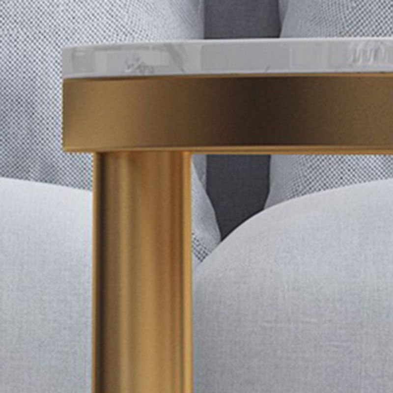 4 Legs 1 Single Coffee Table Modern Marble Round Cocktail Table Clearhalo 'Coffee & Accent Tables' 'Coffee Tables' 'coffee_tables' 'furn' 'furn_coffee_tables' 'Furniture' 'furniture_coffee_tables' 'Living Room Furniture' 1200x1200_9e21bb1a-7a1b-40ee-b90a-8dc8f9f98c4a