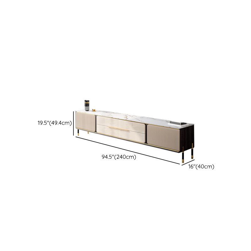 Modern Stand Console Enclosed Storage TV Media Console with Drawers Clearhalo 'furn' 'furn_tv_stands_entertainment_centers' 'Furniture' 'Living Room Furniture' 'TV Stands & Entertainment Centers' 'TV Stands & Media Storage Furniture' 'tv_stands_entertainment_centers' 1200x1200_9e236ed9-7b59-483d-88e8-38e6e8bbfc80