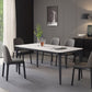4 Legs Dining Site Table Simplicity Style Stone Dining Table for Home Kitchen Clearhalo 'Dining Tables & Seating' 'Dining Tables' 'dining_table' 'furn' 'furn_dining_table' 'Furniture' 'furniture_dining_table' 'Kitchen & Dining Furniture' 'kitchen' 'kitchen_dining_table' 1200x1200_9e245c5f-a497-488f-aa90-3c3b7d4a4f26