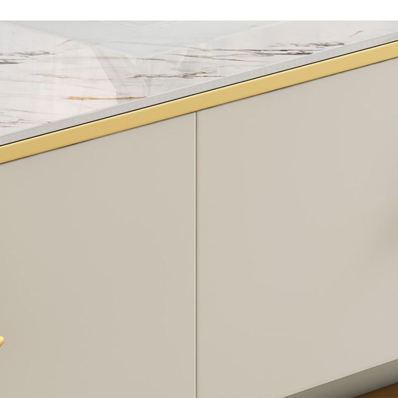 Caffè in ardesia o tavolo finale con cassetti di stoccaggio blocco contemporaneo