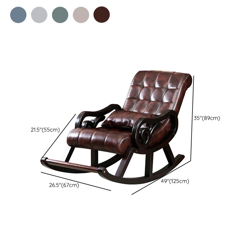 Chaise à bascule de style moderne du milieu du siècle