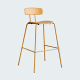 Modern Bar-stool Plastic Counter Bar Stool for Kitchen Bar with Metal Legs Clearhalo 'Bar Furniture' 'Bar Stools' 'bar_stools' 'furn' 'furn_bar_stools' 'Furniture' 'furniture_bar_stools' 'Kitchen & Dining Furniture' 1200x1200_9e29f037-0ddf-44e1-9451-709e0e5db82b