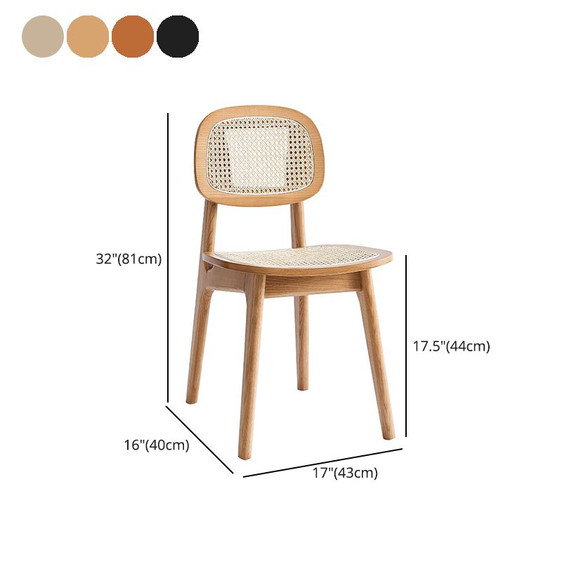 Modern Style Wooden Chair Dining Armless Open Back Chairs for Kitchen Clearhalo 'Dining Chairs' 'Dining Tables & Seating' 'dining_chair' 'furn' 'furn_dining_chair' 'Furniture' 'furniture_dining_chair' 'Kitchen & Dining Furniture' 1200x1200_9e2d6f6b-f6ef-459a-826a-319f14f39d72