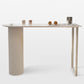 Modern Sintered Stone Bistro Bar Table Double Pedestal Bar Table Clearhalo 'Bar Furniture' 'Bar Tables' 'bar_tables' 'furn' 'furn_bar_tables' 'Furniture' 'Kitchen & Dining Furniture' 1200x1200_9e2d787e-f9b9-4c90-8f23-ecbe4013a965