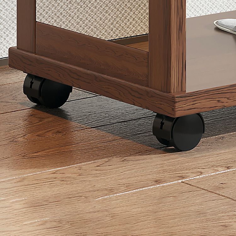 Armario contemporáneo de madera maciza 2 estantes armario de vestuario