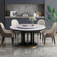 Sintered Stone Dining Table Convertible Dining Table for Kitchen Clearhalo 'Dining Tables & Seating' 'Dining Tables' 'dining_table' 'furn' 'furn_dining_table' 'Furniture' 'Kitchen & Dining Furniture' 1200x1200_9e30b451-e72d-4b67-9a2a-1ddb3e518a7b