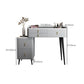 Tocador de maquillaje de dormitorio 31.1 "tocador moderno alto en gris