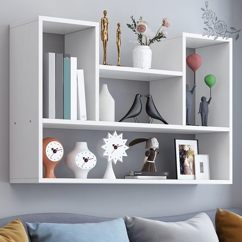 Modern Engineered Wood Bookcase, Geometric Bookshelf for Any Room Clearhalo 'Bookcases' 'furn' 'furn_bookcases' 'Furniture' 'Office Furniture' 1200x1200_9e342f27-c874-4bd6-a135-a2b70dc3a0b0
