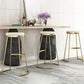Modern Backless Counter Stool Upholstered Bar Stool with Metal Base Clearhalo 'Bar Furniture' 'Bar Stools' 'bar_stools' 'furn' 'furn_bar_stools' 'Furniture' 'Kitchen & Dining Furniture' 1200x1200_9e35ba22-07f4-4134-8287-f2f4918fa651