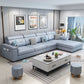 L-shape Sofa Faux Leather/Linen Sectionals with Reversible Chaise and Storage Clearhalo 'furn' 'furn_sectionals' 'Furniture' 'furniture_sectionals' 'Living Room Furniture' 'Sectionals' 1200x1200_9e36f4e4-bf77-44e4-a2bf-9b2d306a36db