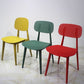 Scandinavian Stackable Dining Side Chair Plastic Armless Dining Chairs