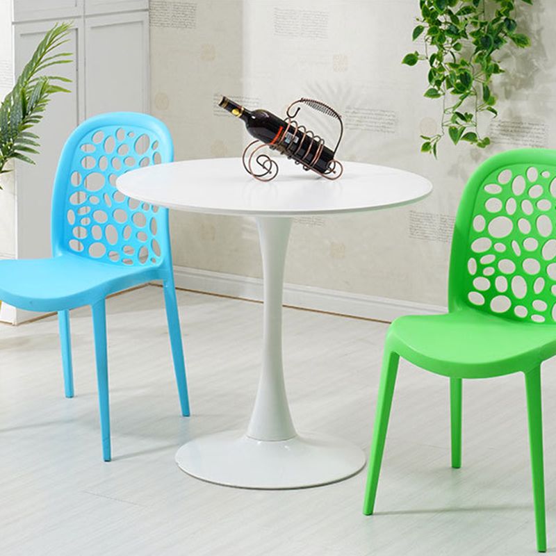 Contemporary Kitchen Dining Side Chair Plastic Armless Chair Clearhalo 'Dining Chairs' 'Dining Tables & Seating' 'dining_chair' 'furn' 'furn_dining_chair' 'Furniture' 'Kitchen & Dining Furniture' 1200x1200_9e3786a8-de0b-4c59-8d8e-d140cf1d0dfc