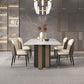 Traditional Luxury Furniture Stainless Steel Double Pedestal Base Dinner Table