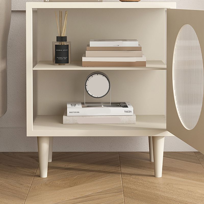 Comodino da tavola di metallo contemporaneo 1 mobile da comodino