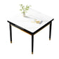 Industrial Style Stone 31.5''Dining Table Square 4 Legs Table for Dining Room Clearhalo ' dining_table' 'Dining Tables & Seating' 'Dining Tables' 'furn' 'furn_dining_table' 'Furniture' 'furniture_dining_table' 'Kitchen & Dining Furniture' 'kitchen&dining_furn' 'kitchen' 'kitchen_dining_table' 1200x1200_9e3b0620-9548-4cfa-a9dc-48aa011c4373