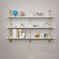 Metal and Wooden Shelf Bookcase Open Wall Mounted Gold Bookshelf for Home Clearhalo 'Bookcases' 'furn' 'furn_bookcases' 'Furniture' 'Office Furniture' 1200x1200_9e3bcdd7-347b-4585-bc5d-89bc600fcbba