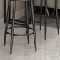 Glam Metal Upholstered Barstool Living Room Bar Stool with Iron Legs and Low Back Clearhalo 'Bar Furniture' 'Bar Stools' 'bar_stools' 'furn' 'furn_bar_stools' 'furniture_bar_stools' 'Kitchen & Dining Furniture' 'kitchen&dining_furn' 'kitchen' 'kitchen_furn' Furniture' 1200x1200_9e3c0751-db26-402d-afad-26a0945a8682