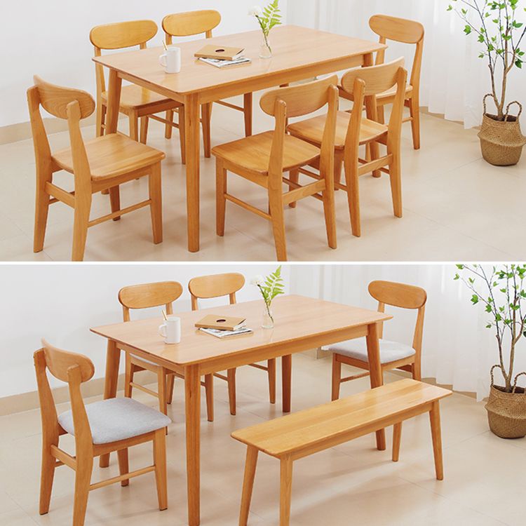 Rectangle Beech Wood Table for Restaurant Modern Dining Table with 4 Legs Clearhalo ' dining_table' 'Dining Tables & Seating' 'Dining Tables' 'furn' 'furn_dining_table' 'Furniture' 'furniture_dining_table' 'Kitchen & Dining Furniture' 'kitchen&dining_furn' 'kitchen' 'kitchen_dining_table' 1200x1200_9e3d58fe-66ab-470f-b6af-3566998d98c8