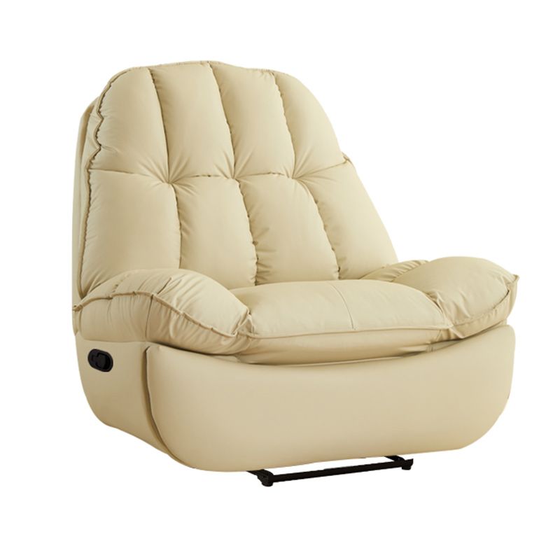 Sedia alare contemporanea reclinabile in metallo a colori solido rocusta girevole interno