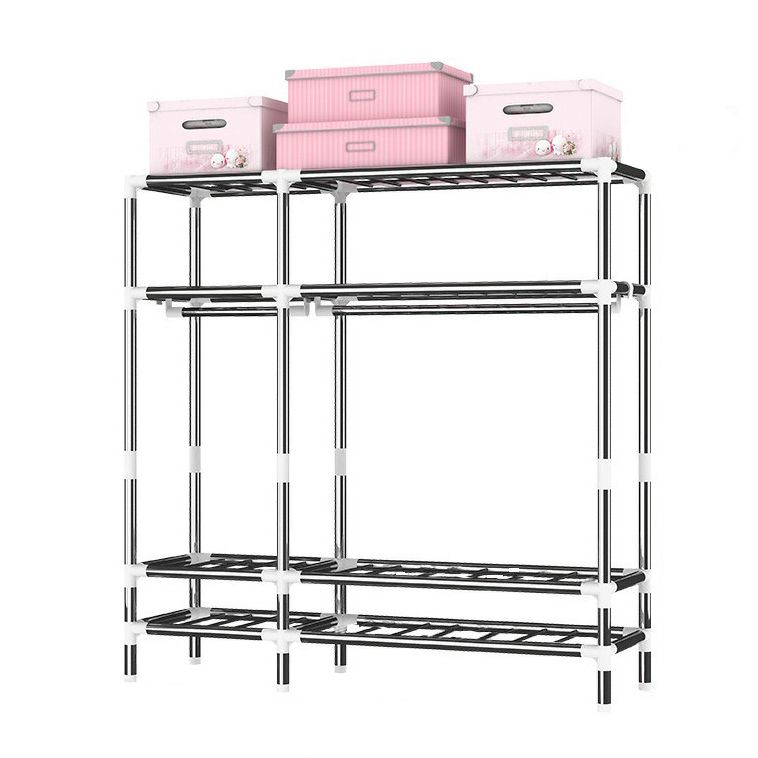 Armoire d'armoire en acier avec étagères Armoire de garde-robe moderne avec tiroir