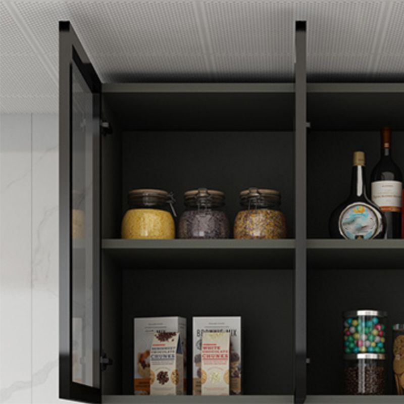 Moderno mobile per display a parete in finto mobile in legno per sala da pranzo