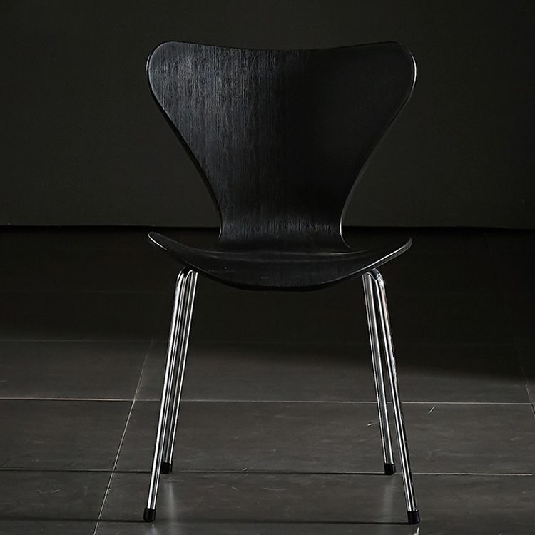 Wingback Dining Armless Chairs Indoor Dining Side Chairs with Metal Legs Clearhalo ' kitchen&dining_furn' 'Dining Chairs' 'Dining Tables & Seating' 'dining_chair' 'furn' 'furn_dining_chair' 'Furniture' 'furniture_dining_chair' 'Kitchen & Dining Furniture' 'kitchen' 1200x1200_9e44e439-49ea-4078-bae0-60fef71d3630