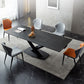 Modern Sintered Stone Rectangle Table Set 1/4/5/6 Pieces Dining Set Clearhalo 'Dining Room Sets' 'Dining Tables & Seating' 'dining_room_set' 'furn' 'furn_dining_room_set' 'Furniture' 'Kitchen & Dining Furniture' 1200x1200_9e46dfa9-f725-4b7c-aaec-d10deb5293e4