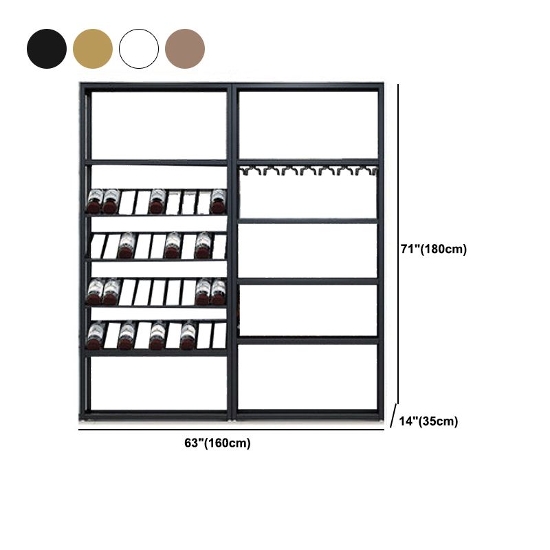 Industrial Iron Bottle Wine Rack Simple Floor Bottle Holder with Wine Storage Clearhalo 'furn' 'furn_wine_racks' 'Furniture' 'Kitchen & Dining Furniture' 'Wine Racks' 'wine_racks' 1200x1200_9e472c36-258c-4eb1-af50-5bbb6d72dfa6