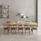 Solid Wood Meeting Table Home Office Free Form Modern Writing Desk