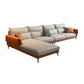 Modern Faux Leather Sectioanl with Pillow Back and Pillow Top Arms