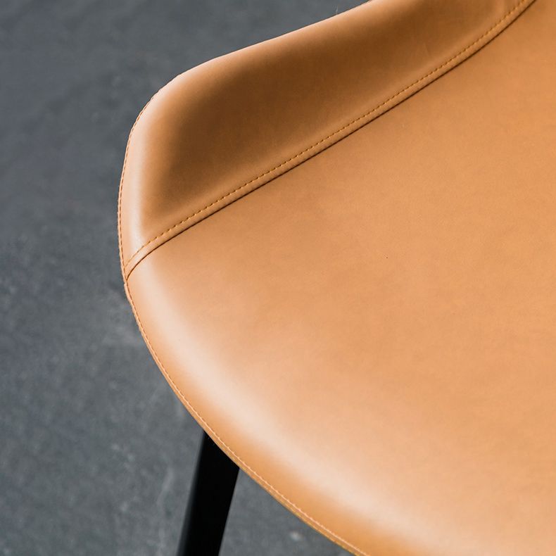 Contemporary Style Dining Chairs Armless Kitchen Side Chairs with Metal Legs Clearhalo ' kitchen&dining_furn' 'Dining Chairs' 'Dining Tables & Seating' 'dining_chair' 'furn' 'furn_dining_chair' 'Furniture' 'furniture_dining_chair' 'Kitchen & Dining Furniture' 'kitchen' 1200x1200_9e49e1d4-9cfa-40da-98b9-b879a15651f7