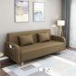 Convertible Modern Fabric Sofa Wood Legs Square Arm 2/3 Seater Sofa Clearhalo 'furn' 'furn_sofas' 'Furniture' 'furniture_sofas' 'kitchen' 'kitchen_sofas' 'Living Room Furniture' 'Sofa' 'sofas' 1200x1200_9e4c396a-d631-4bf5-873d-c83325dc16e7